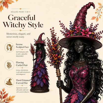 💥LAST DAY 50% OFF - 🧙 Enchanted Autumn Witch Figurine