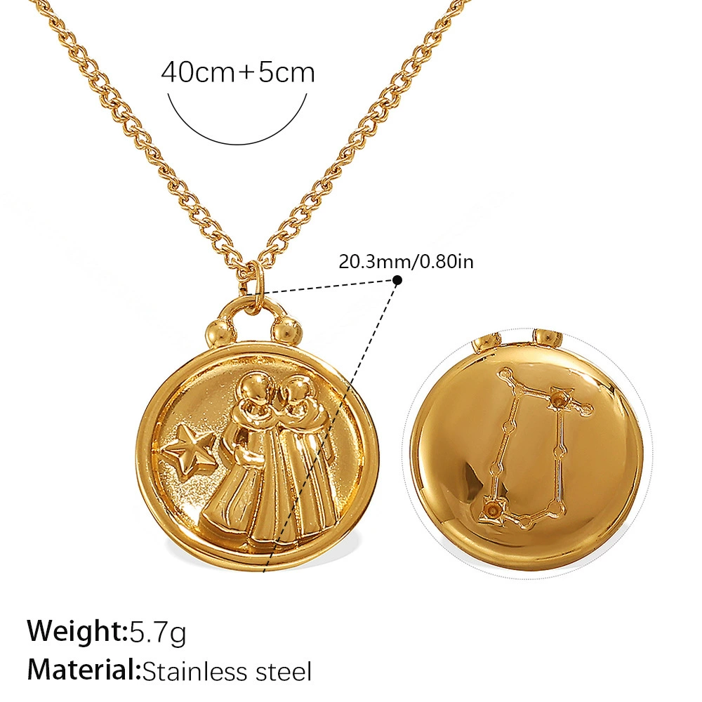 Artisan Zodiac Medallion Necklace
