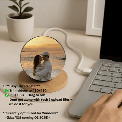 The Magic Crystal Ball — Hold the Breathing Memories in Your Hand.