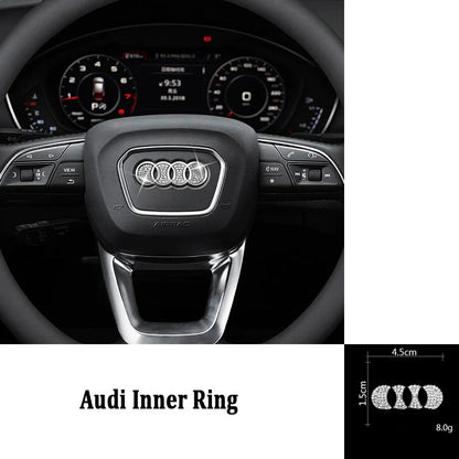 Black Friday Sale🎉50% OFF🎉Creative Steering Wheel Crystal Sticker