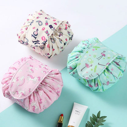 Compact Travel Cosmetics Pouch