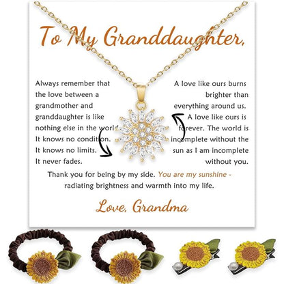 Spinning Sunflower Necklace – A Symbol of Happiness and Growth