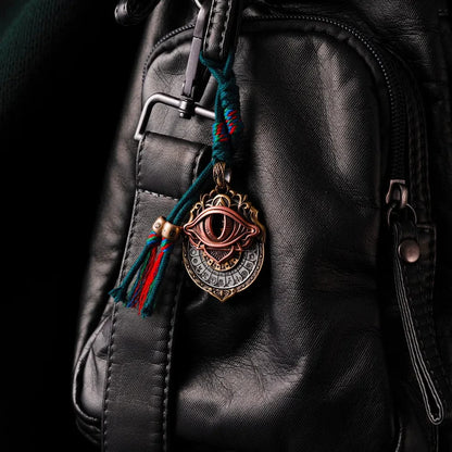👁️‍🗨️Handmade Tarot Vision Pendant: Connect to Cosmic Wisdom Anytime(Cheat Sheet Included)