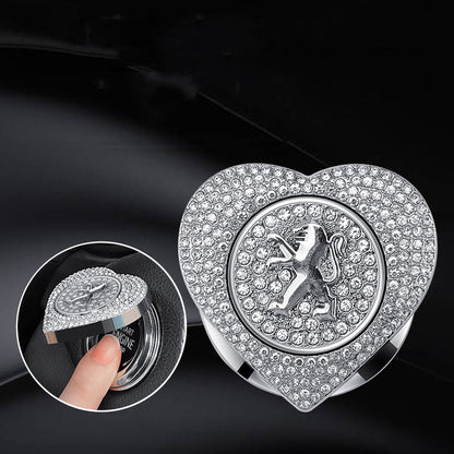 🔥49% OFF🔥Heart-shaped Diamond-studded One-button Start Protective Case