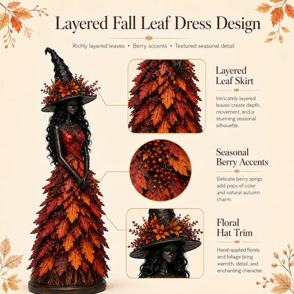 💥LAST DAY 50% OFF - 🧙 Enchanted Autumn Witch Figurine