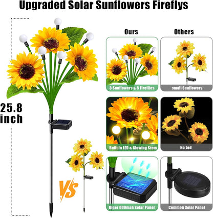 🌻Factory Direct Sales 49% Off - 🌞Solar LED Sunflower Garden Lights-29.6inch/74cm