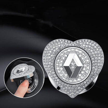 🔥49% OFF🔥Heart-shaped Diamond-studded One-button Start Protective Case