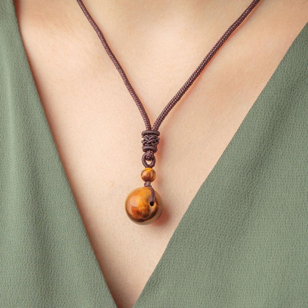 Tiger's Eye Stone Necklace