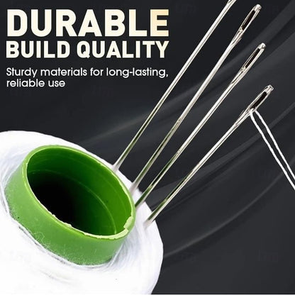Stainless Steel Large Eye Needle Set, DIY Sewing, Embroidery