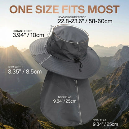 Spring/Summer Fisherman's Hat Detachable Outdoor Fishing Face Covering Neck Protection