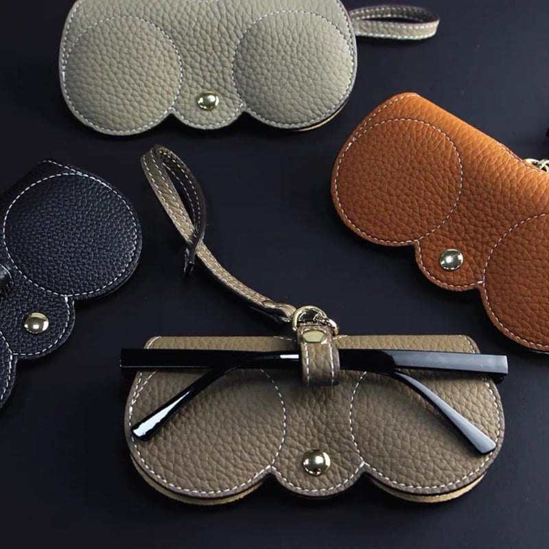 ✨HOT SALE- 48% OFF✨Soft Leather Sunglasses Bag👓️