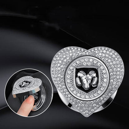 🔥49% OFF🔥Heart-shaped Diamond-studded One-button Start Protective Case