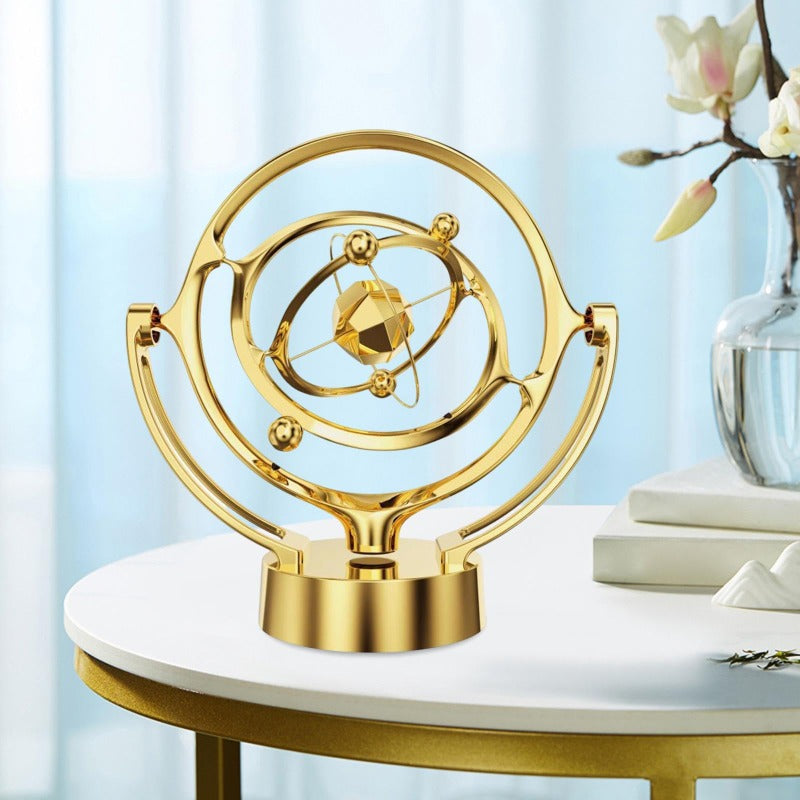 Kinetic Orbital Motion Sphere – Electronic Desktop Sculpture