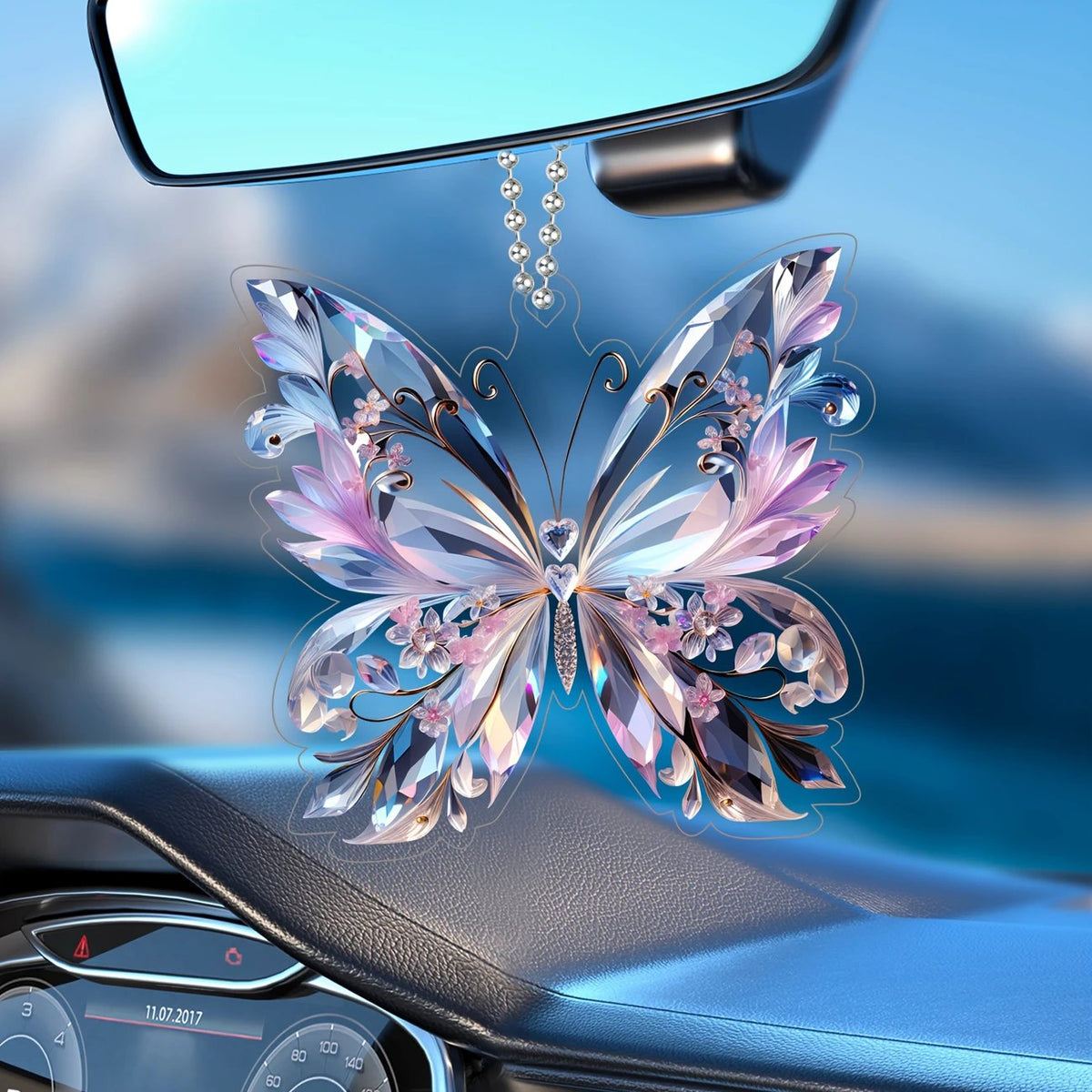 🦋Crystal Butterfly Acrylic Pendant