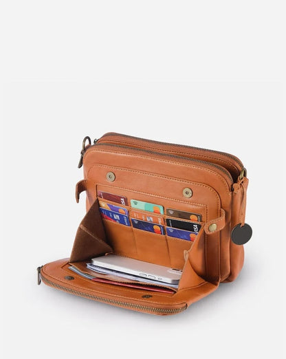 🔥LAST DAY 49% OFF- Three-Layer Leather Crossbody Shoulder & Clutch Bag