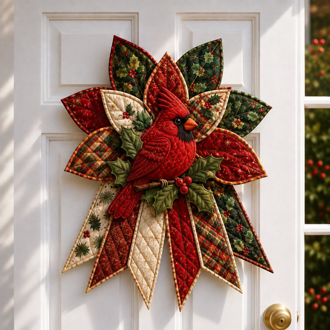 🎅🎄Beginner-Friendly Oversized Christmas Character Quilted Door Hanger Sewing Kit | Complete Kit with All Tools & Step-by-Step Guide Included 💕