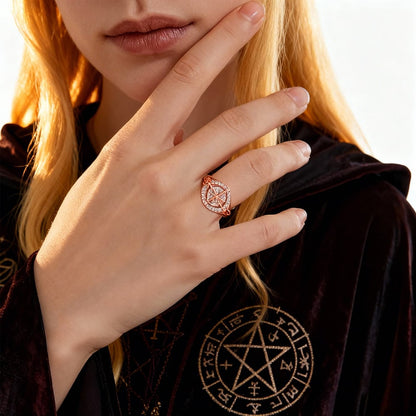 🔥⏰Last Batch Selling Fast!🔮💍Handmade S925 Witch's Return-Knot Protection Ring💞Protect Your Loved Ones