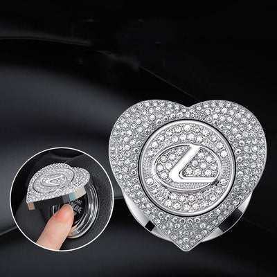 🔥49% OFF🔥Heart-shaped Diamond-studded One-button Start Protective Case