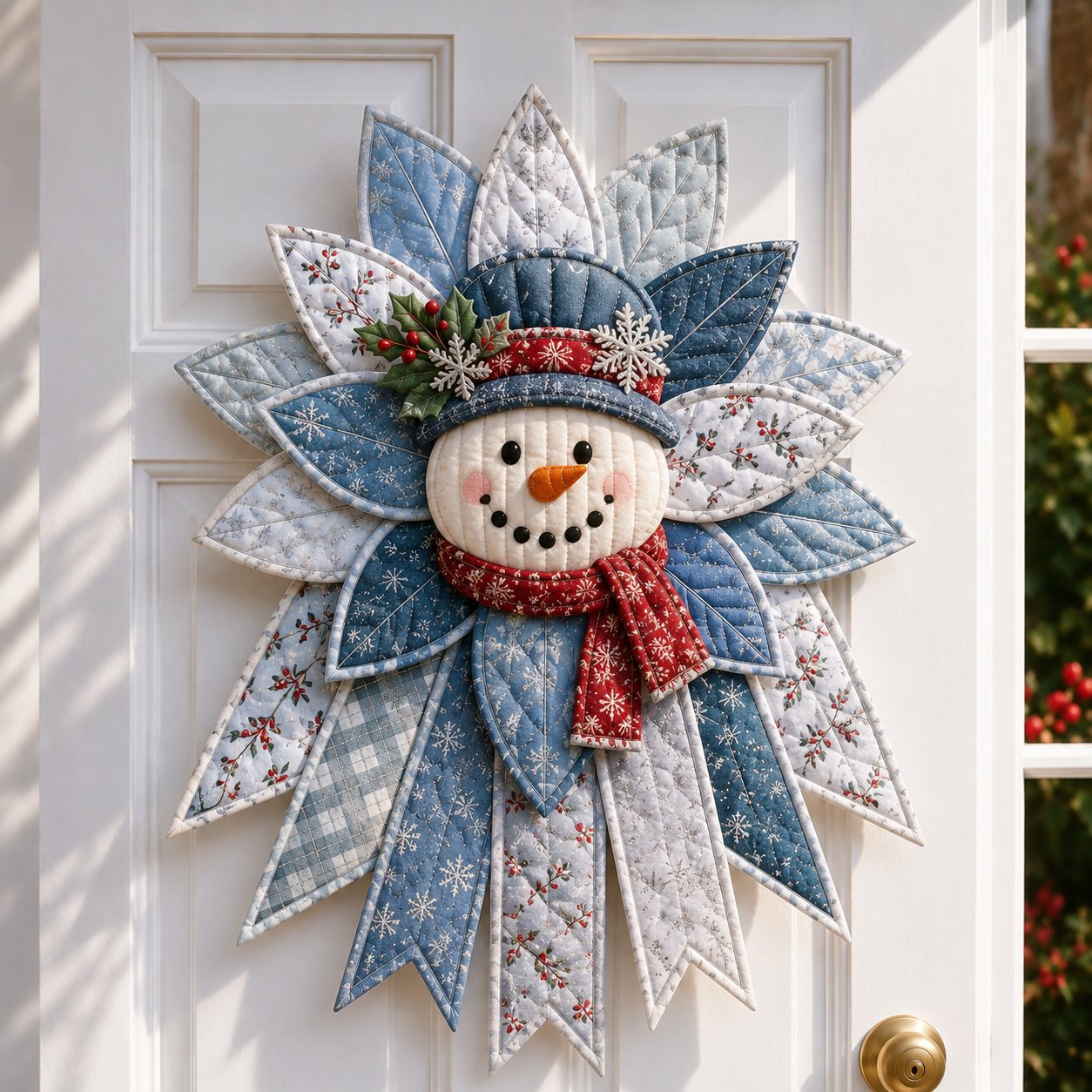 🎅🎄Beginner-Friendly Oversized Christmas Character Quilted Door Hanger Sewing Kit | Complete Kit with All Tools & Step-by-Step Guide Included 💕