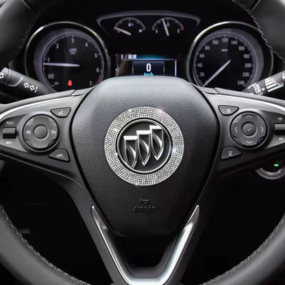 Black Friday Sale🎉50% OFF🎉Creative Steering Wheel Crystal Sticker