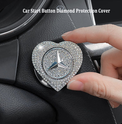 🔥49% OFF🔥Heart-shaped Diamond-studded One-button Start Protective Case