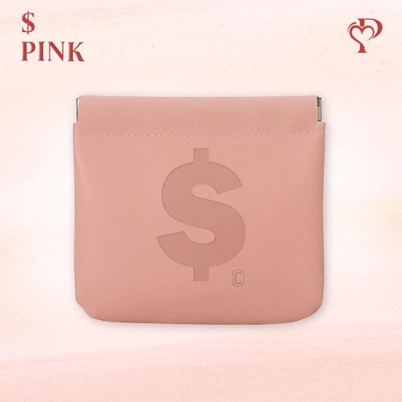 Pouchic - Personalized Snap Closure Leather Organizer Pouch
