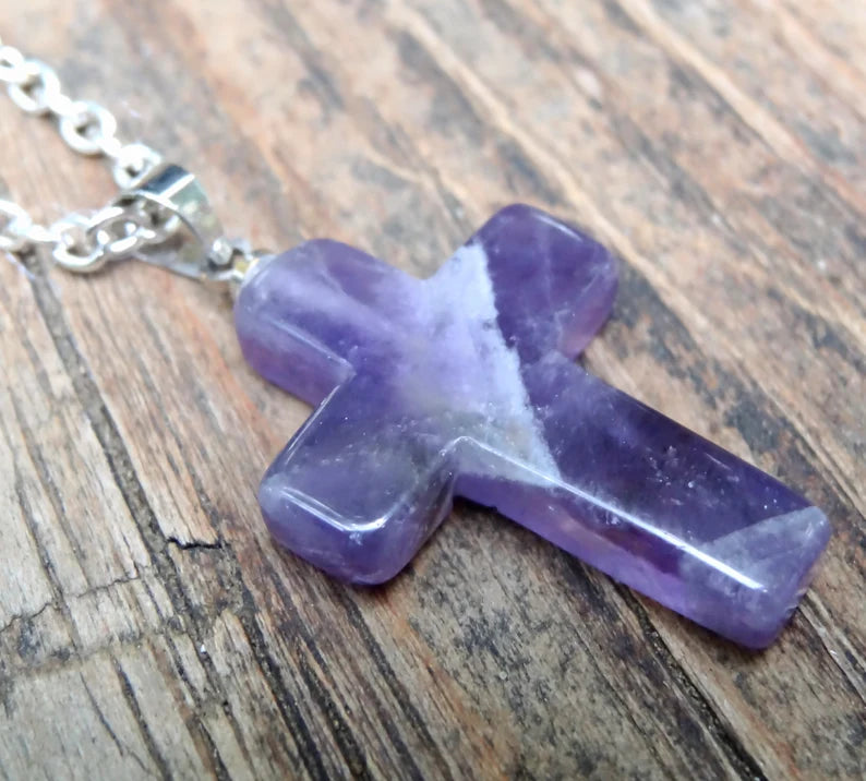 ✝️100% Handmade Crystal Cross Healing Heart