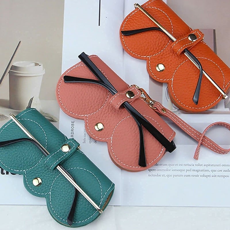 ✨HOT SALE- 48% OFF✨Soft Leather Sunglasses Bag👓️