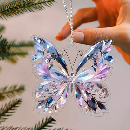 🦋Crystal Butterfly Acrylic Pendant