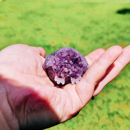 Natural Amethyst Crystal Owl