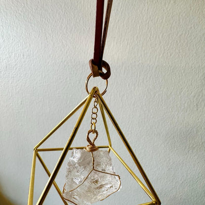 7 Chakra Crystal Hanging, Christmas Gift, Boho Home Decor, Seven Chakra Suncatcher, Meditation Wall Hanging, Natural Gemstones