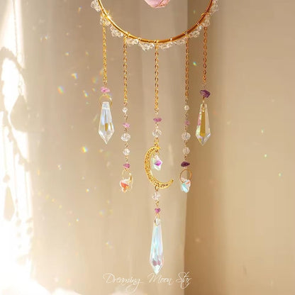 Dreamy Crystal Suncatcher / Window Decor Rainbow Maker / Aesthetic Room Decor/ Dream Catcher / Boho Room Decor /Crystal Hangings Decor