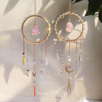 Dreamy Crystal Suncatcher / Window Decor Rainbow Maker / Aesthetic Room Decor/ Dream Catcher / Boho Room Decor /Crystal Hangings Decor