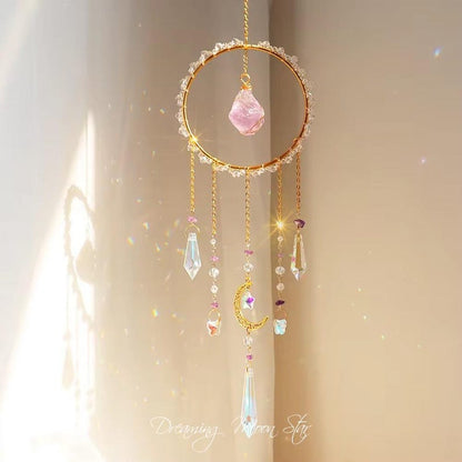 Dreamy Crystal Suncatcher / Window Decor Rainbow Maker / Aesthetic Room Decor/ Dream Catcher / Boho Room Decor /Crystal Hangings Decor