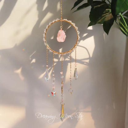 Dreamy Crystal Suncatcher / Window Decor Rainbow Maker / Aesthetic Room Decor/ Dream Catcher / Boho Room Decor /Crystal Hangings Decor