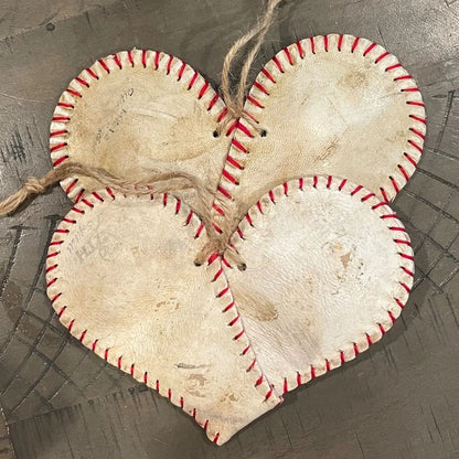 ❤️⚾Handmade Vintage Baseball Heart