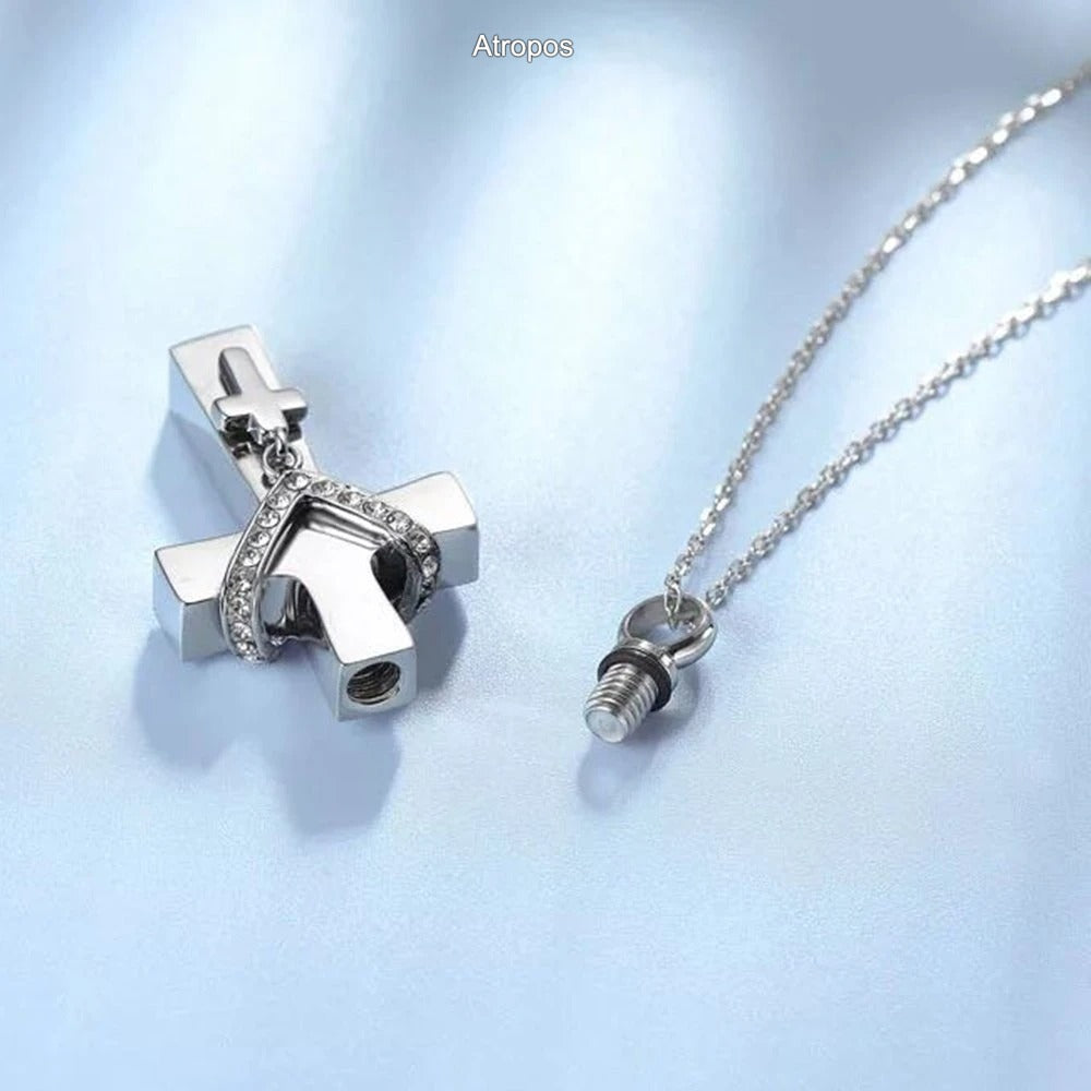 Eternal Embrace Memorial Necklace Urn Necklace