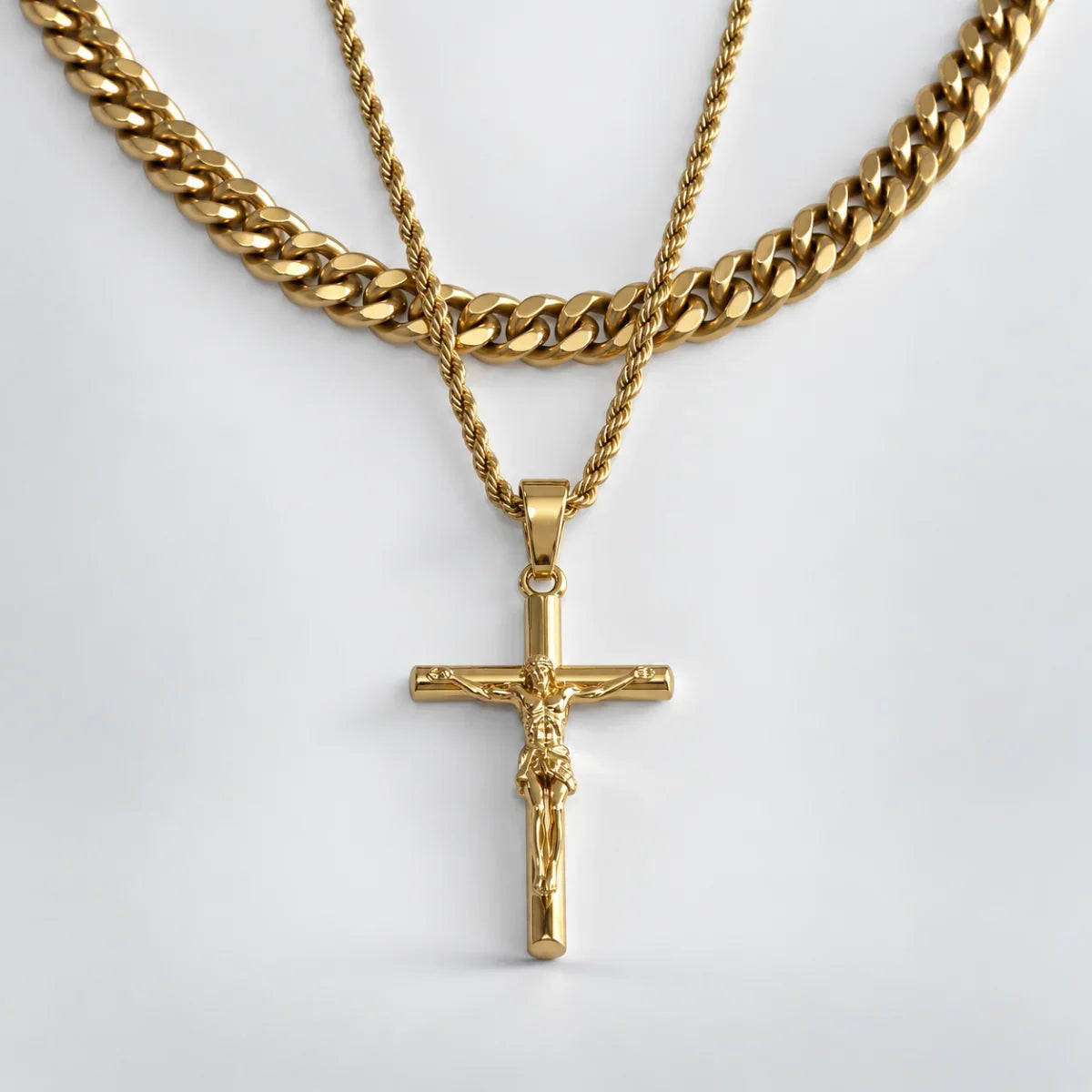 Cadena de Crucifijo de Jesús