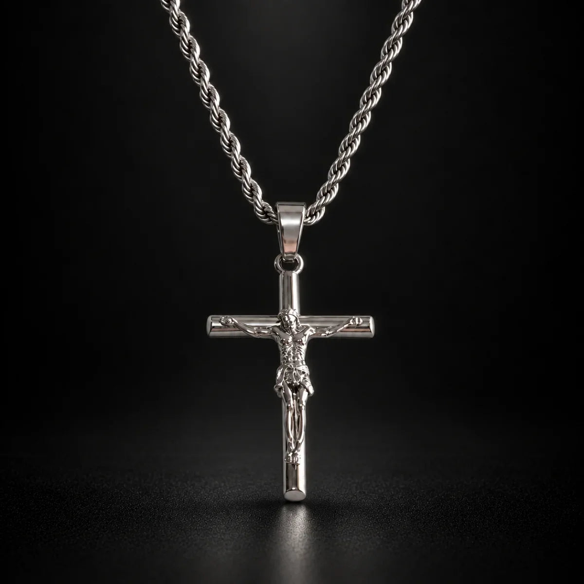 Cadena de Crucifijo de Jesús