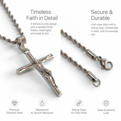 Cadena de Crucifijo de Jesús