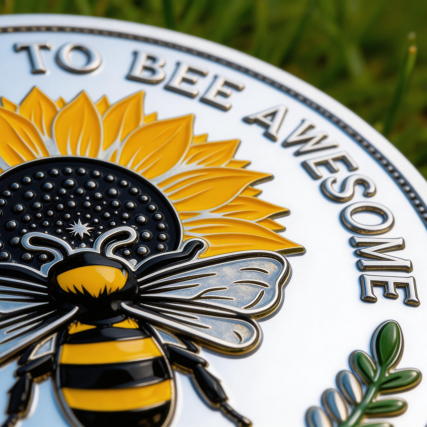 🏆Last Day 40% OFF- Bee Kind Positivity Commemorative Coin 🐝🪙🌼