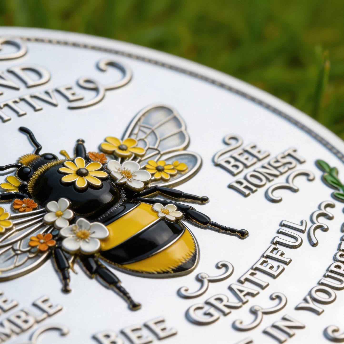 🏆Last Day 40% OFF- Bee Kind Positivity Commemorative Coin 🐝🪙🌼