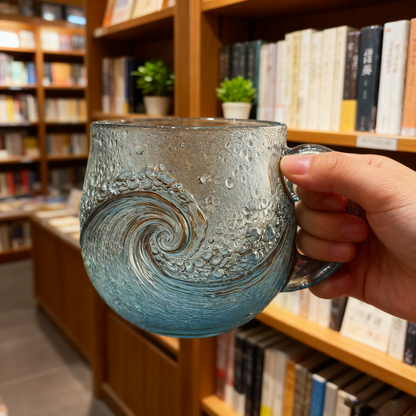 🎄Last Day 49%OFF!🎄 Atroposcrystal™🌊 Sea Glass Wave Mug