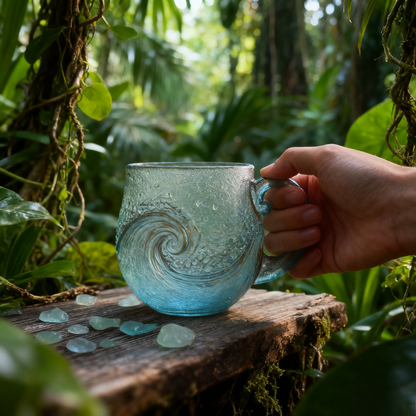 🎄Last Day 49%OFF!🎄 Atroposcrystal™🌊 Sea Glass Wave Mug