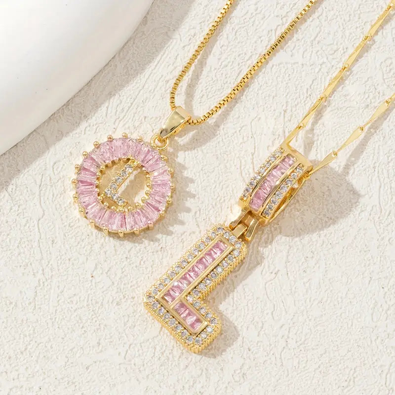 【LAST DAY 48% OFF】2 Pack - Initial Letter Pendant Necklaces