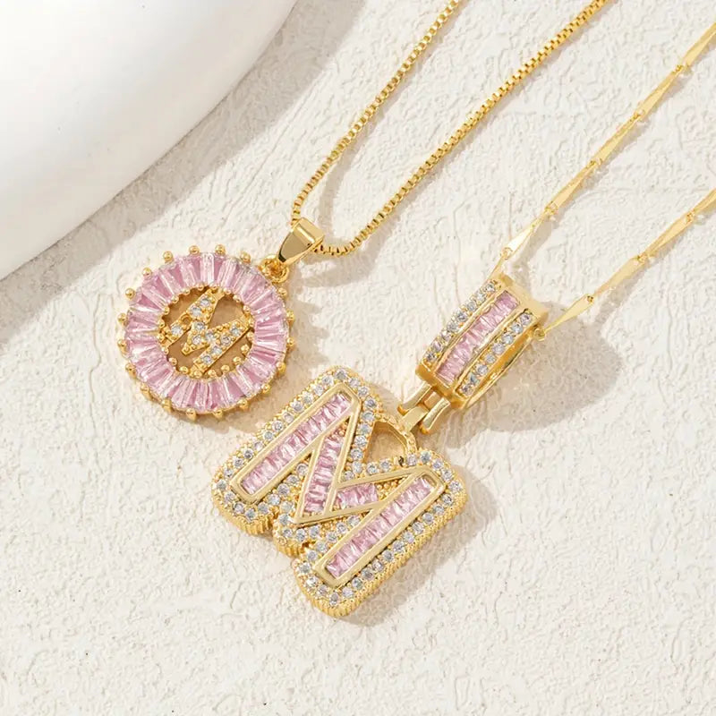 【LAST DAY 48% OFF】2 Pack - Initial Letter Pendant Necklaces