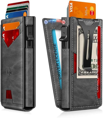 Pop-Up Wallet for Men – RFID Blocking Slim Card Holder