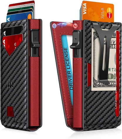 Pop-Up Wallet for Men – RFID Blocking Slim Card Holder