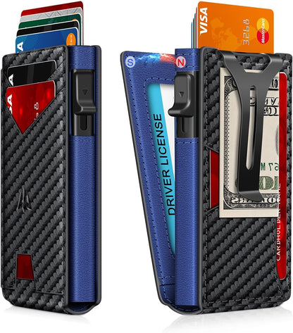 Pop-Up Wallet for Men – RFID Blocking Slim Card Holder