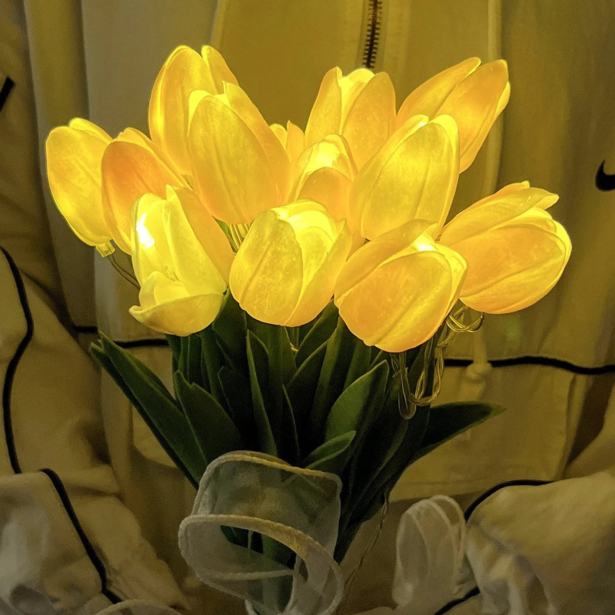 Romantic Tulip Night Light , 10/15 PCS Twinkling Led Tulips that Never Fade